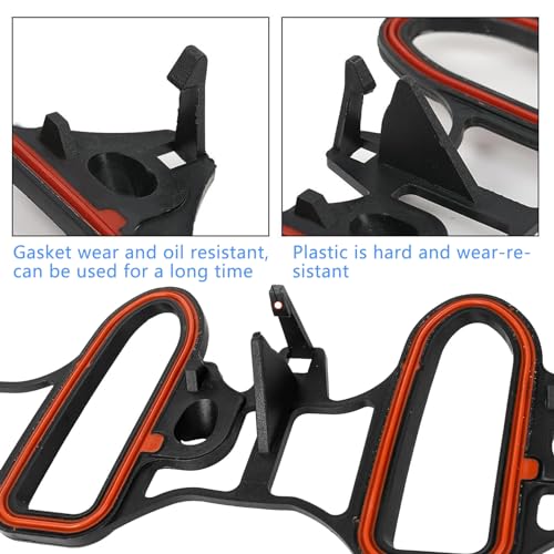 Image of Intake Manifold Gasket Ms92211 Ms18007 Ms4657 Ms16340 Compatible with Tahoe 00-03 5.3l 4.8l Silverado /Sierra 01-03 6.0L Silverado /Sierra /Yukon XL /Suburban /Avalanche 1500 02 03 5.3L