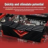 VBESTLIFE DDR5 RAM 16GB 1x16, 4800MHz Frequency, CL40 1.1V Desktop Gaming Memory Kit Compatible with for XMP & for Expo (Black) - Image 2