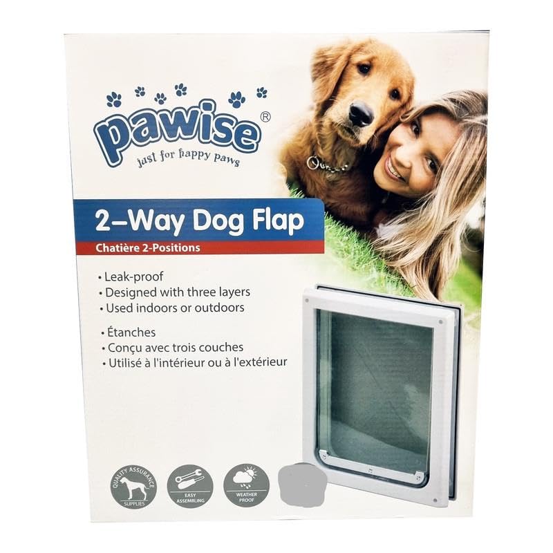 Pawise 2-Way Dog Flap- Medium Door Size 31 x 38cm : Amazon.co.za