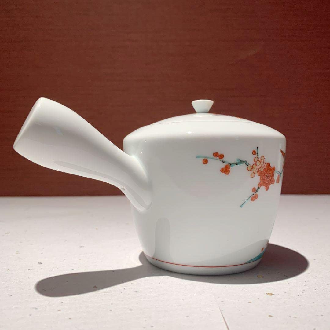 Amazon.co.jp: 十四代柿右衛門 錦 梅鳥文 茶器セット 1式 品 : ホーム  