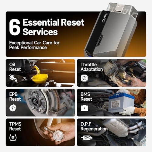 TOPDON CarPal A, OBD2 Scanner, All System Diagnosis, Wireless Bluetooth Diagnostic Tool, Vehicle Health Check, Smog Check, Repair Guide, Engine Inspection, Vehicle Performance Test - Image 4