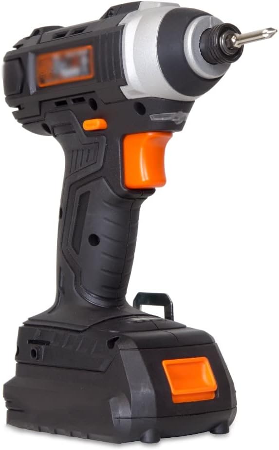 Lithium- Cordless 1/4-Inch Impact Driver w/Battery, Bits, Charger and Carrying Bag