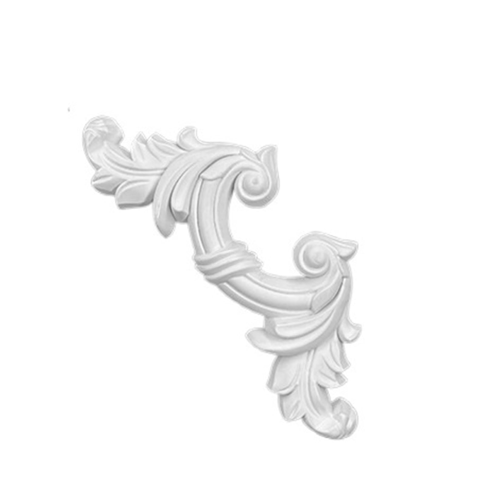 Flor de esquina techo PU para decorar la pared de la TV en el salón familiar