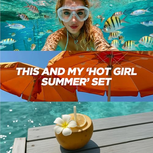 Image of FREED Hot Girl Summer EDP Intense (4x20ml), Limited Edition Perfume Set | Long-lasting Perfume for Women | Beachy, Sexy, Fresh | Jasmine, Vanilla, Guava, Bergamot, Musk, Cedarwood