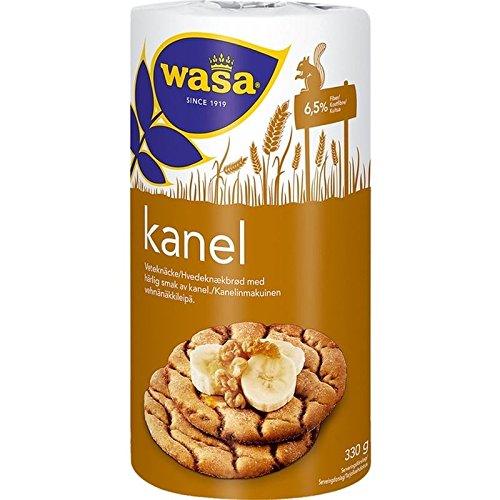 Wasa Runda Kanel - 330g De Canela Pan Crujiente De Trigo (Paquete de 2)