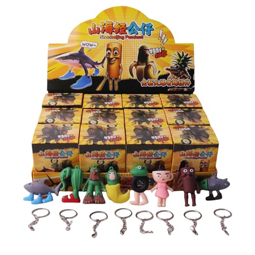 Tung Tung Tung Calendario de Adviento del Sahur, Juego de Juguetes de Figuras Tralalero Tralala de 12/20, Divertido Conjunto de Adornos en 3D de Estilo Italiano Brainrot, Regalos para Decoración de