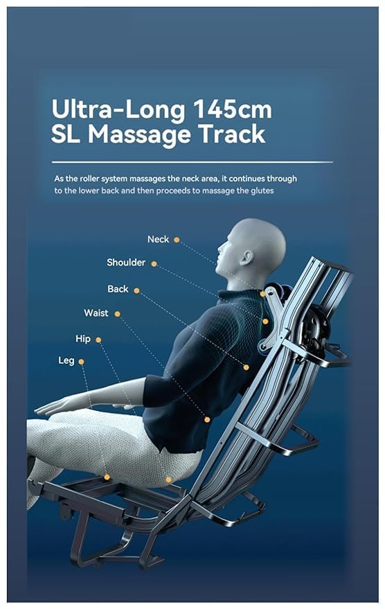 RELAXIFY Electric Massage Chair, Black, Contemporary Style, 4D Zero Gravity Massage, Heating & Foot Massage, Adult, Indoor Use, Relaxing RELAXIFY Electric Massage Chair, Black, Contemporary Style, 4D Zero Gravity Massage, Heating & Foot Massage, Adult, Indoor Use, Relaxing