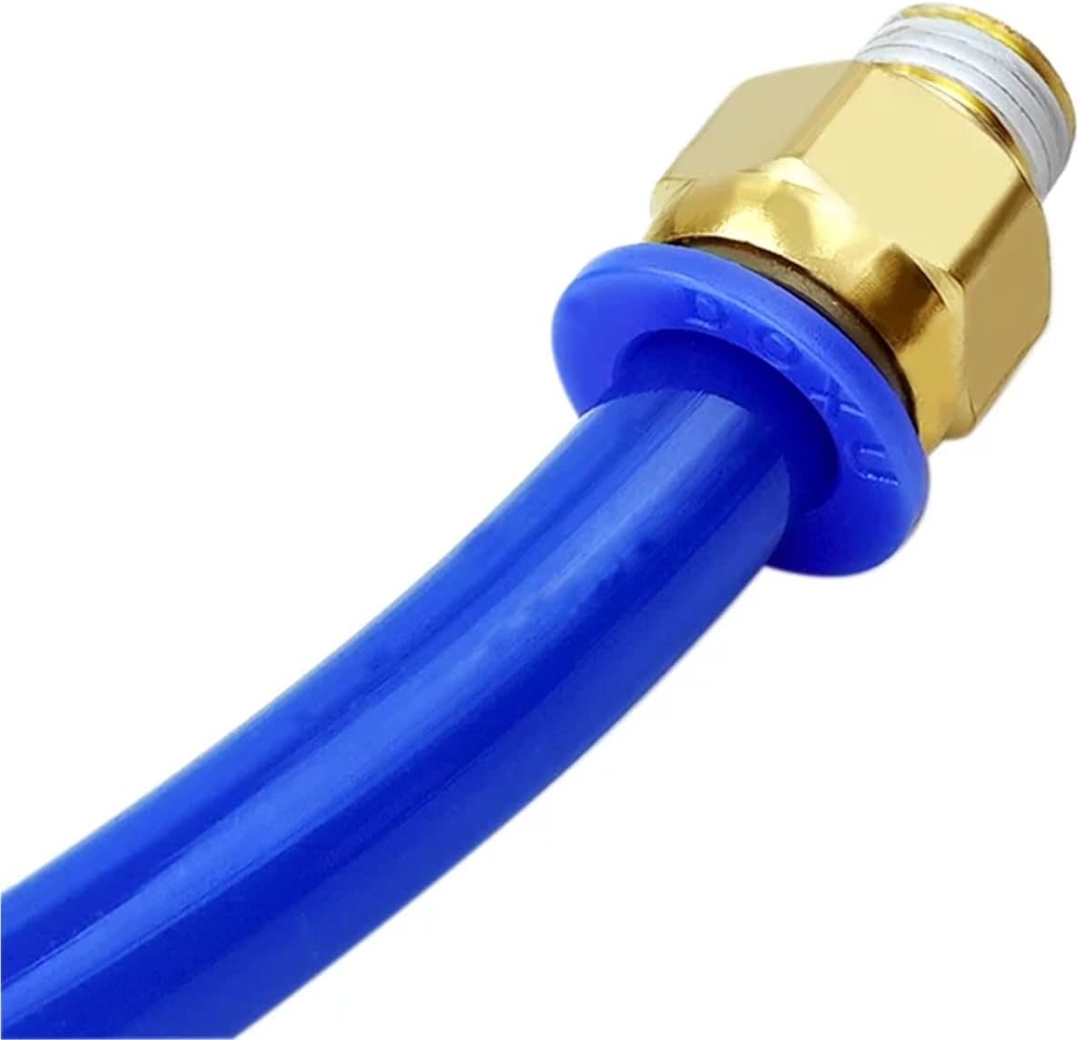 10pcs PC12-02, 12mm to 1/4' Pneumatic Connectors Brass Through Male Straight One-Touch fittings