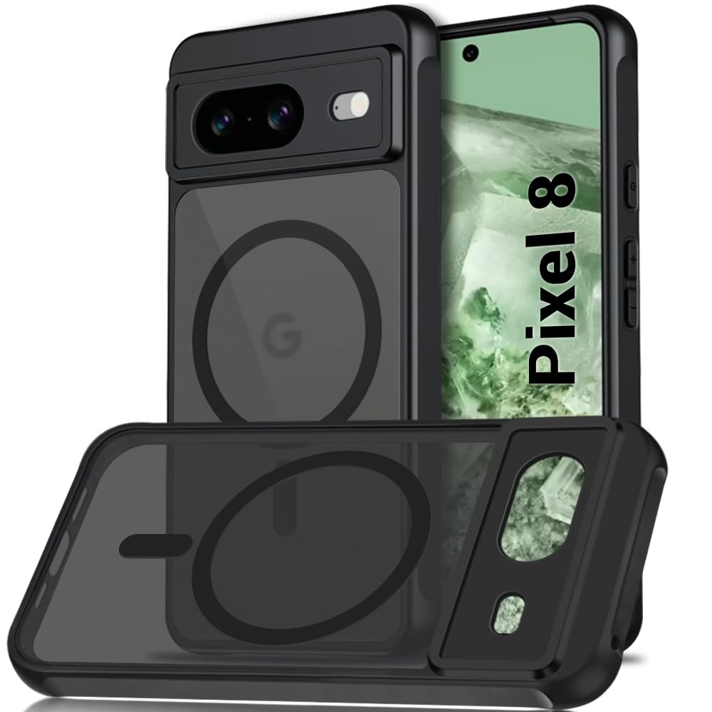 TheGiftKart Hybrid Matte Frosted Translucent Back Cover Case for Pixel 10 Compatible with MagSafe | Shockproof Design | Camera Protection Module | Hard Case Cover (PC & TPU, Frost Black) — Amazon image 15