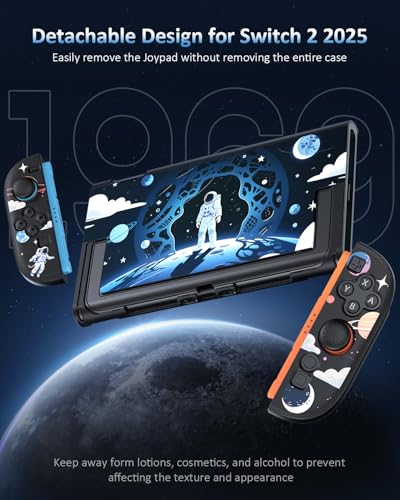 Image of Switch 2 Space Protective Case,Dockable Hard Cover Shell Accessories