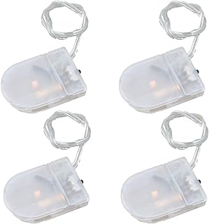 LAMPVPATH (Pack of 4) cr2032 Battery Holder Coin Cell Holder, CR2032 Battery Holder with Switch, 1 x 3V CR2032 Button Coin Cell Battery Holder with Leads On Off Switch