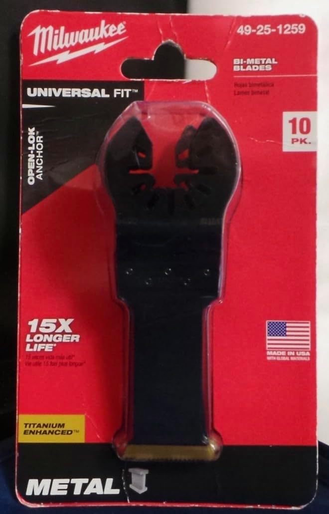 Milwaukee Electric - Open-LOK 1-1/8 Titanium Enhanced BI-Metal Metal B