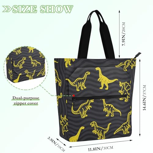 Bolsa de libros para niños amantes de la lectura y los dinosaurios 4