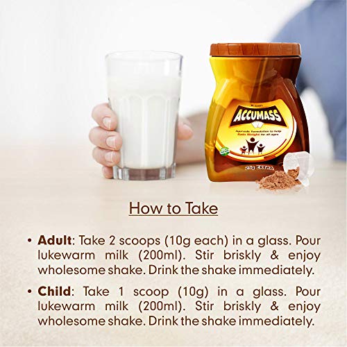 Image of Accumass Weight Gainer 1 Month Pack 2 Pcs Granules 525 gm with Capsules 60 Caps