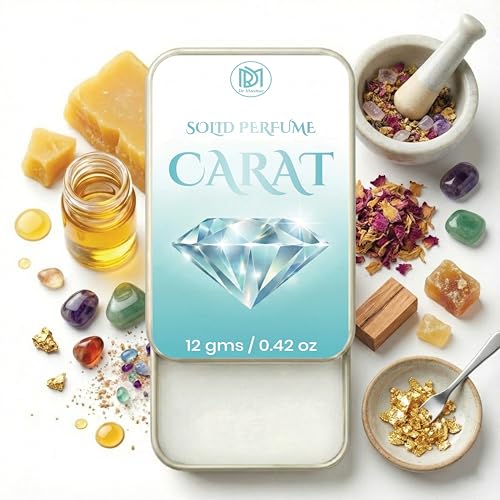 Image of Dr.Mashur Solid Perfume |OMB leather&Carat Alcohol Free Wax Perfume Balm, Long Lasting | Pocket Tin 12g, Pack Of 2| Non Greasy Smooth Glide, Travel Friendly Men And Women