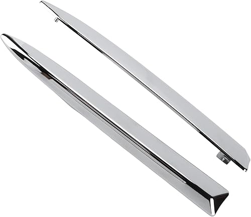 Miniatura 9 de Fydun Reemplazo superior de las piezas exteriores del coche del ajuste 735455041 735455042 del cromo del parachoques delantero del coche para 500