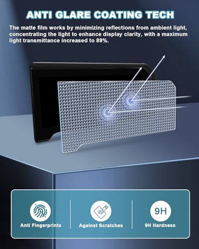Image of CDEFG Matte Anti Glare for 2026 Toyota Land Cruiser Screen Protector, 12.3-Inch Touchscreen Tempered Glass for 2025 2026 Toyota Land Cruiser Accessories Screen Cover Anti-Fingerprint 9H