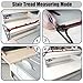 Stair Tread Template Tool – Stair Tread Gauge, Hidden Screw Slide Rail Stair Tools for Stair Measuring Tool Stair Gauge Jig Stair Template Stair Step Tool, Woodworking Shelf Template Projects