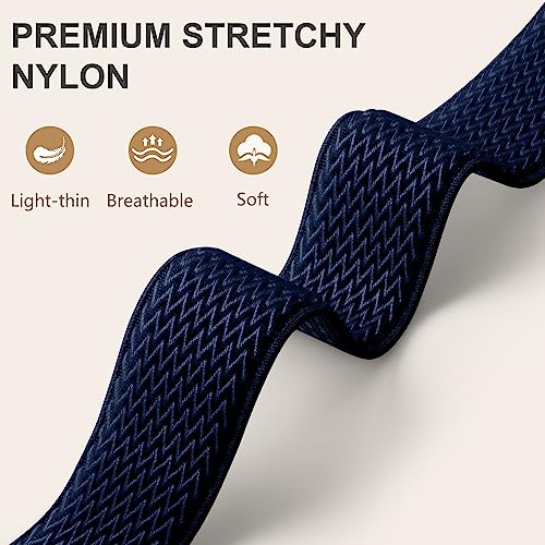 Lerobo Stretchy Bands Compatible with Apple Watch 42mm 44mm 45mm 46mm 49mm | 6 Pack Elastic Nylon Solo Loop Sport Strap for iWatch Bands Series 11 10 9 8 7 6 5 4 3 2 1 SE Ultra for Women Men, PFAS Free - image 2