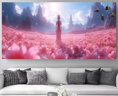 Diamond Painting Fleur 40x80cm M-Y934 | Kit Broderie Diamant Complet