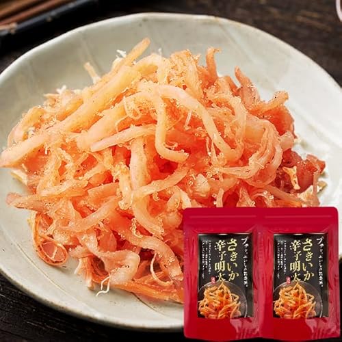 明太さきいか 2袋 おつまみ 珍味 明太子 高級 辛い 乾き物 酒の肴 [メール便] - うまみ堂 - 商品画像