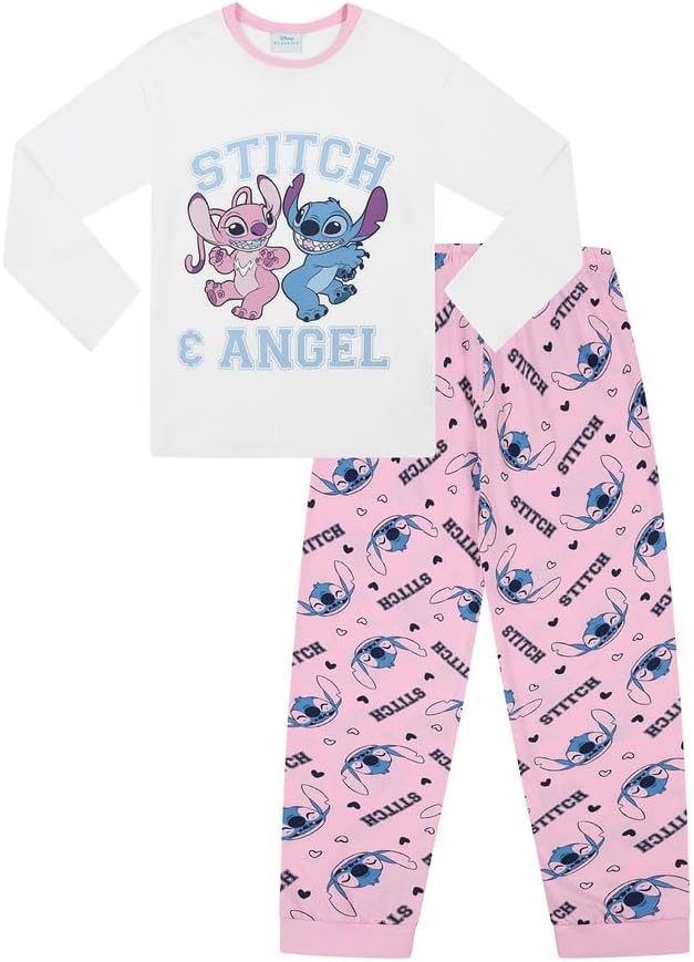 DisneyGirls Lilo & Stitch Long Stitch and Angel Pyjama Set