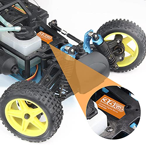 35Kg Rc Servo Coreless High Torque Servo Motor, Waterproof Metal Gear Digital And Stainless Steel Gear Servo For 1/6 1/8 1/10 1/12 Rc Car, Robotic Diy, Arduino Servo, Control Angle 270° #TOP2