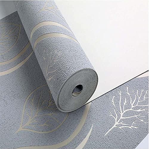 Papier peint 3D bleu clair anti-reflet pour mur de télévision