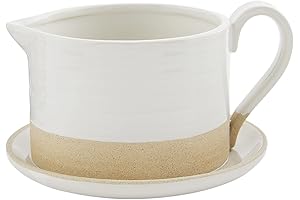 Farmhouse 4" x 6" Ceramic Gravy Serveware Set