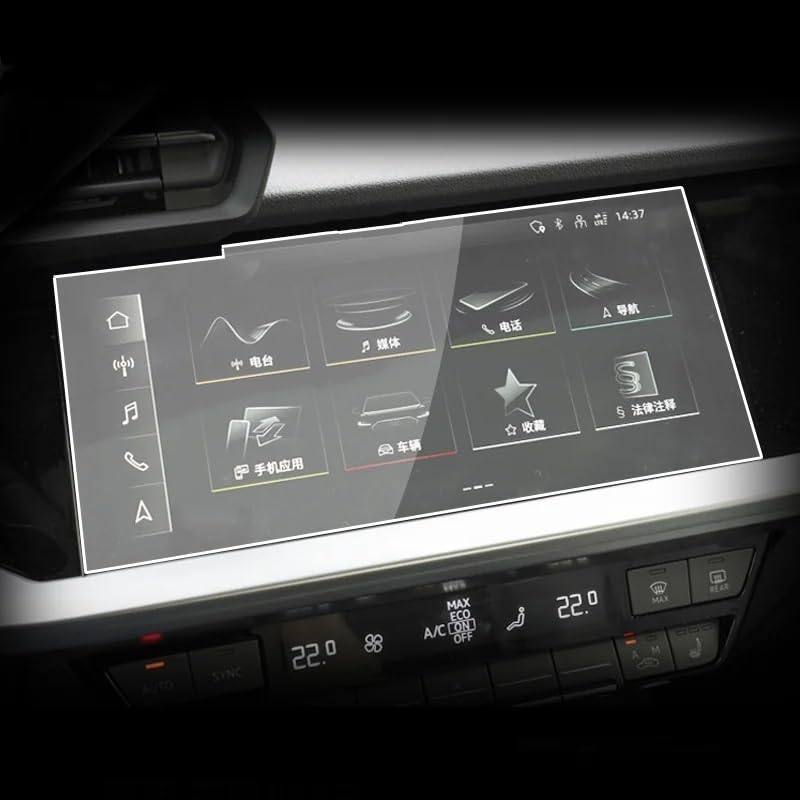 Film protection en verre trempé écran LCD voiture accessoire navigation GPS A3 8Y