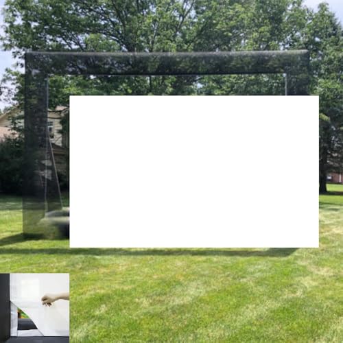 Replacement White Screen Yimukaka 25ft Inflatable Projector Screen,No Seam,Inflatable Frame is not Included