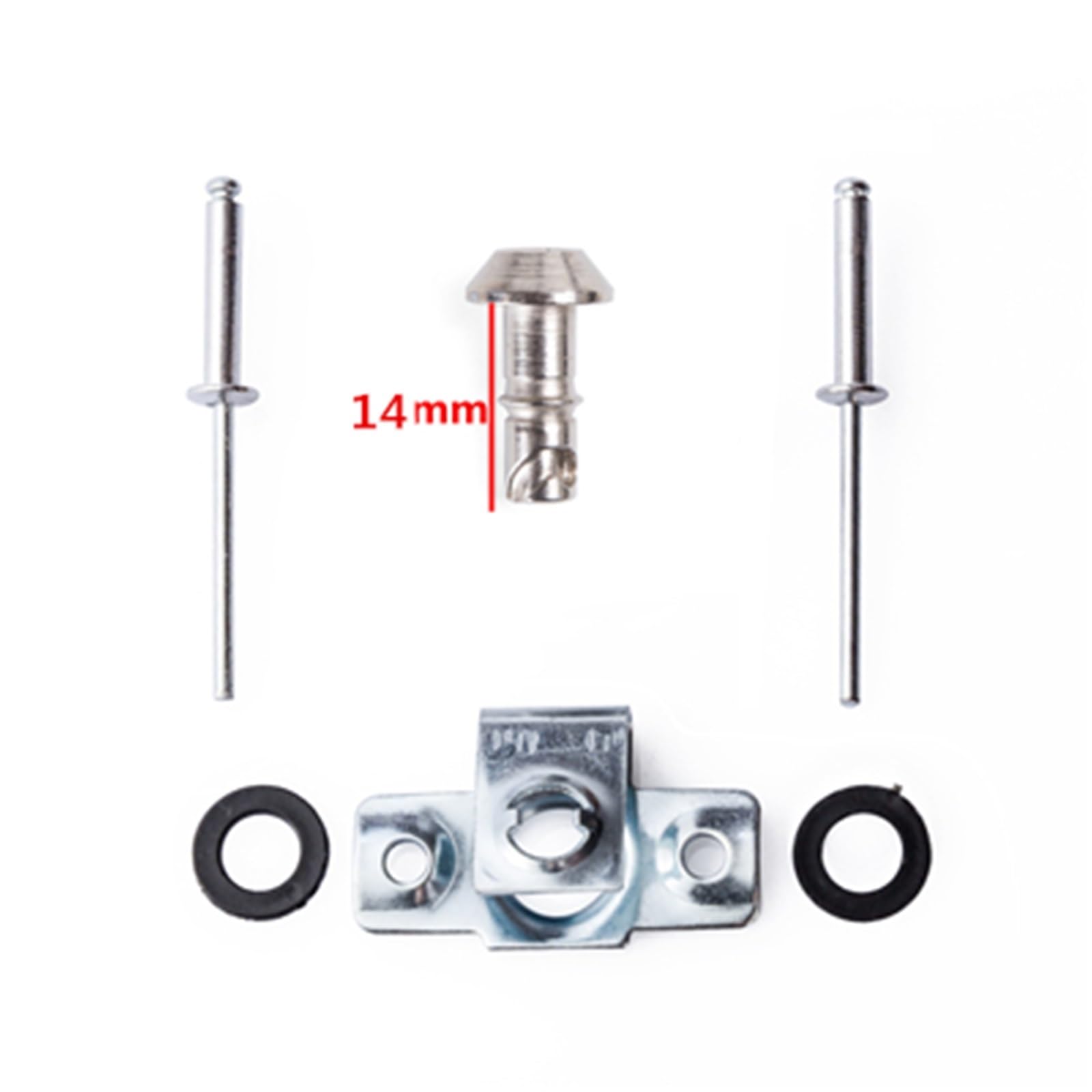 Kompatibel Mit YAMAHA Motorrad-Rennverkleidungs-Befestigungsschrauben 14mm/17mm Schnellverschluss-Drehschrauben 10 Sätze Motorrad-Befestigungsschrauben