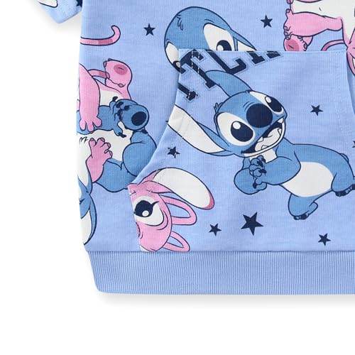 Image of Disney Lilo & Stitch Girls French Terry Shirt and Shorts Set for Big Kids
