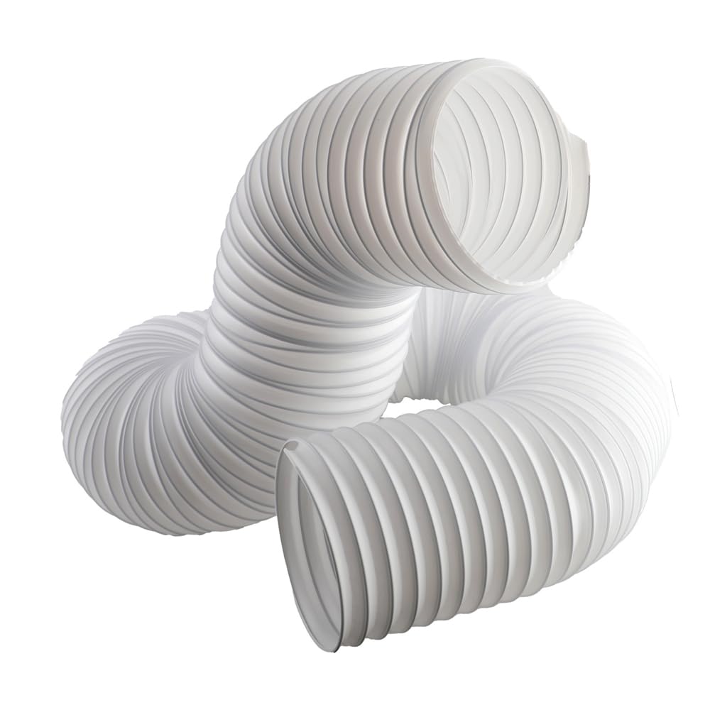 Klimaanlage Schlauch 150mm Gewinde im Uhrzeigersinn, Robuster Abluftschlauch aus PP, Erweiterung & Ersatz für Mobiles Klimagerät, Flexibler Schlauch Ø 15cm