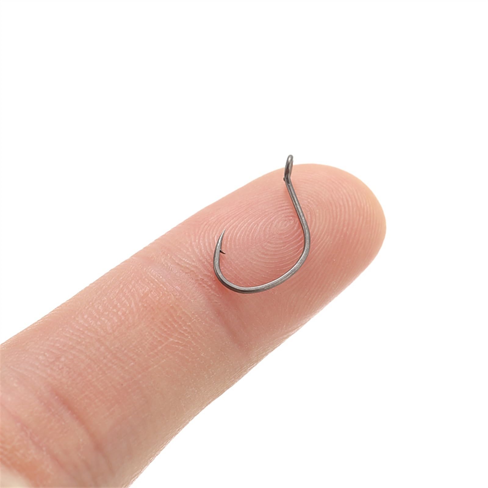 GRFIT Fishing Hooks 20 Pcs Fishing Hook for Spoon Bait Super Slide Silky Black Non-Barb Barbed Hook for Trout Hard Bait 8# 10# 12# 14# Fish Hooks (Color : Barbed, Size : 10#) : Sports & Outdoors