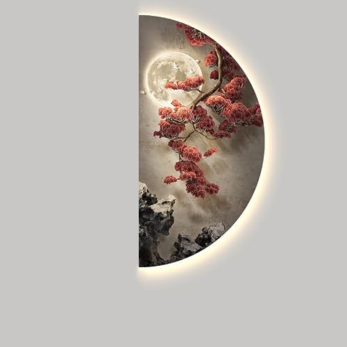 FOELANNE Acrylic Crystal Landscape LED Wall Sculpture