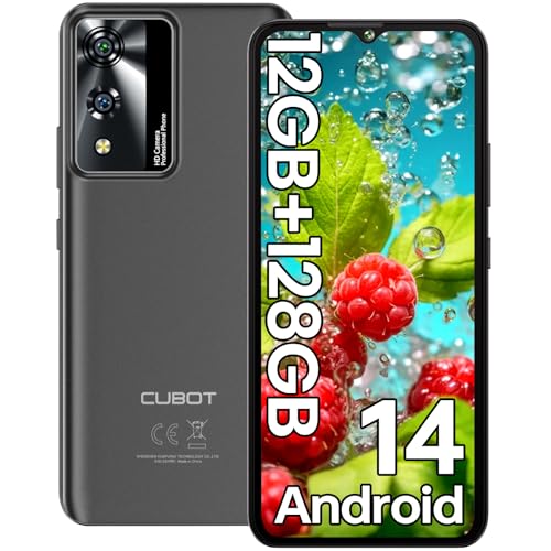 CUBOT A10 (2024) Telefono Movil Android 14, 12GB(4+8)+128GB/1TB Telefonos Moviles Libres, 6,56" HD+/90Hz, Cámara 48MP+16MP Smartphone, 5100mAh Batería...