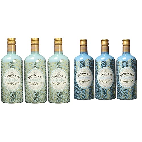 Vermouth Padró & Co, Vermut Blanco Reserva - 3 botellas de 75 cl, Total: 2250 ml &, Vermut Reserva Especial - 3 botellas de 75 cl, Total: 2250 ml Cover