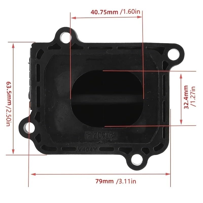 Valvola lamellare del carburatore della Per YZ125 | Componenti del valvola lamellare Piastra di aspirazione della valvola del carburatore per motocicli