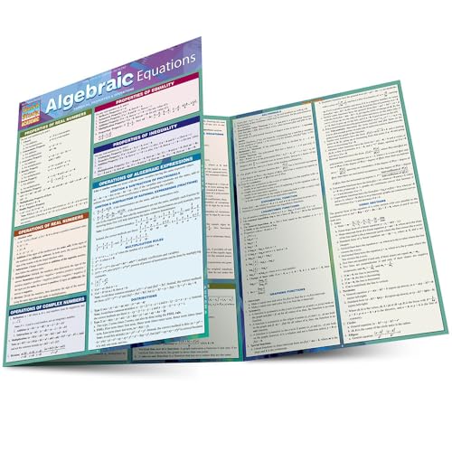Algebraic Equations: a QuickStudy Laminated Reference Guide (Quick Study Academic)