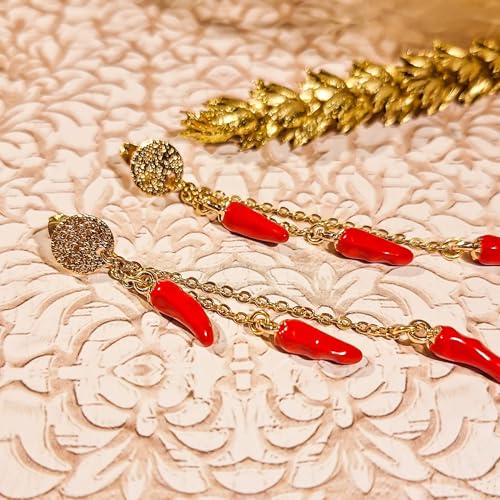 Boucles d'oreilles piments rouges pour illuminer vos tenues d'été et soirées bohèmes - 2