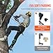 VEVOR Tree Climbing Spikes, 1 Pair Alloy Steel Climbing Spurs, 350lbs Load Capacity Tree Climbing Gear with Straps and Spike Protectors, Arborist Equipment for Climbers, Hunting, Fruit Picking, Green