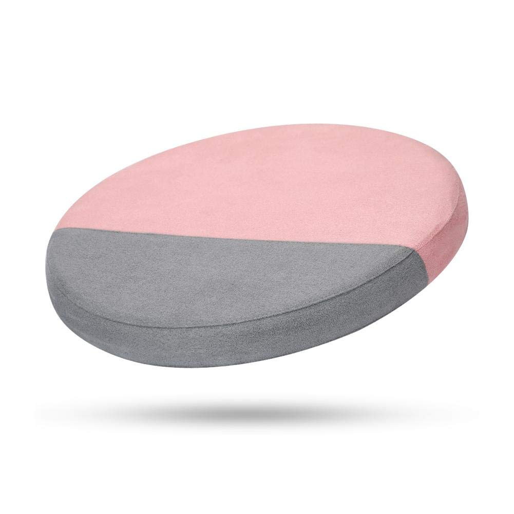 Lorchwise Seat Pad Cushions,Round Seat Cushions Pads Memory Foam,Comfort Orthopedic Design to Relieve Back, Sciatica and Tailbone Pain for Wheelchair Car Office Chairs