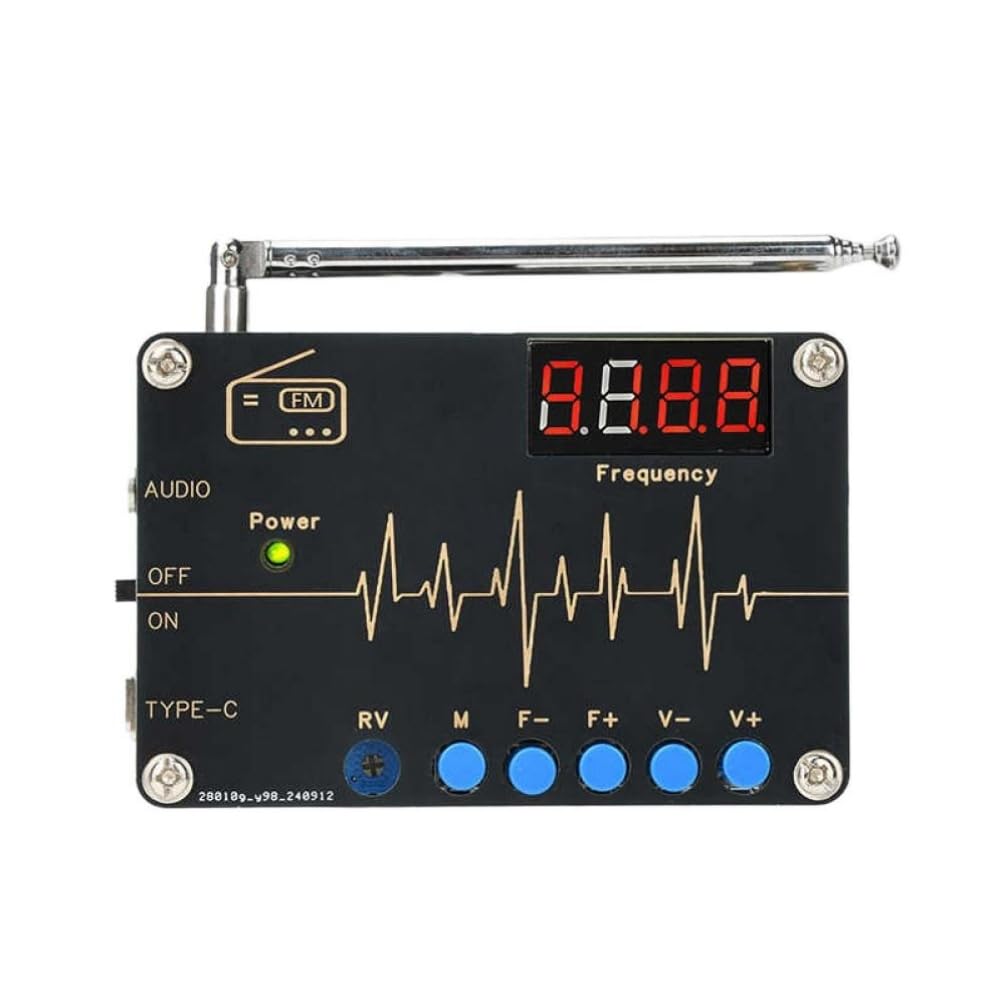 RDA5807M Radio Kit FM 87-108MHz Display Digitale Tubo Saldatura DC5V