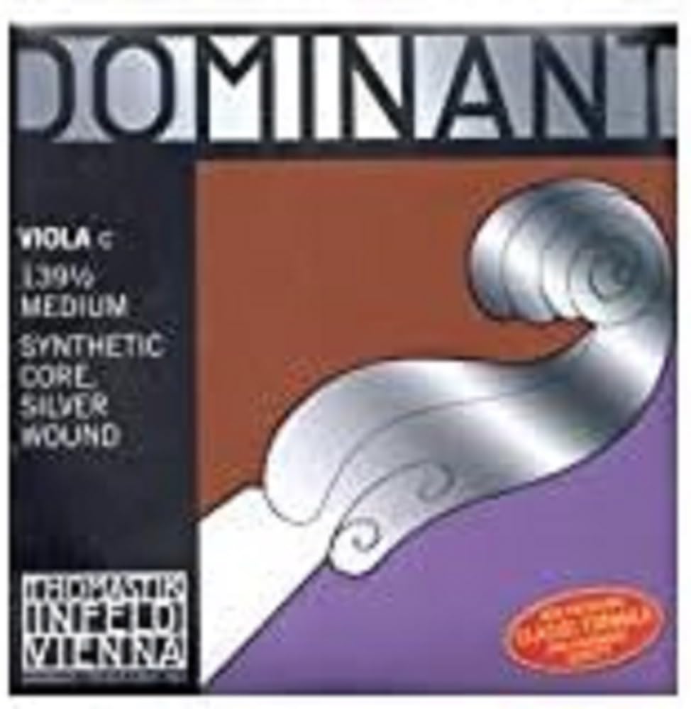 Thomastik Cordes Alto 1/2 Dominant - corde Do noyau plein nylon filé Argent, moyen