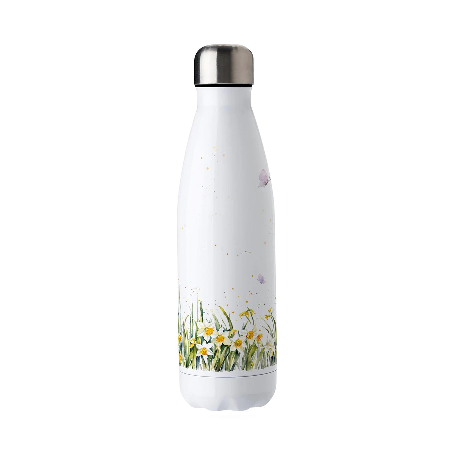 Spring Daffodils Stainless Steel Water Bottle - Reusable Double Walled 500ml Metal Hot/Cold Drinks Bottle Outdoor Gifts for Her