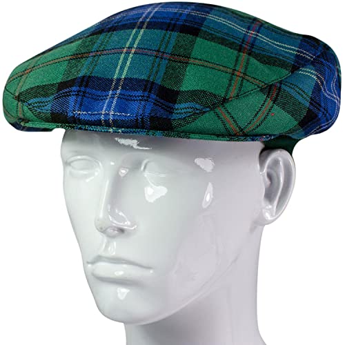Casquette plate avec bande élastique ajustable pour taille unique