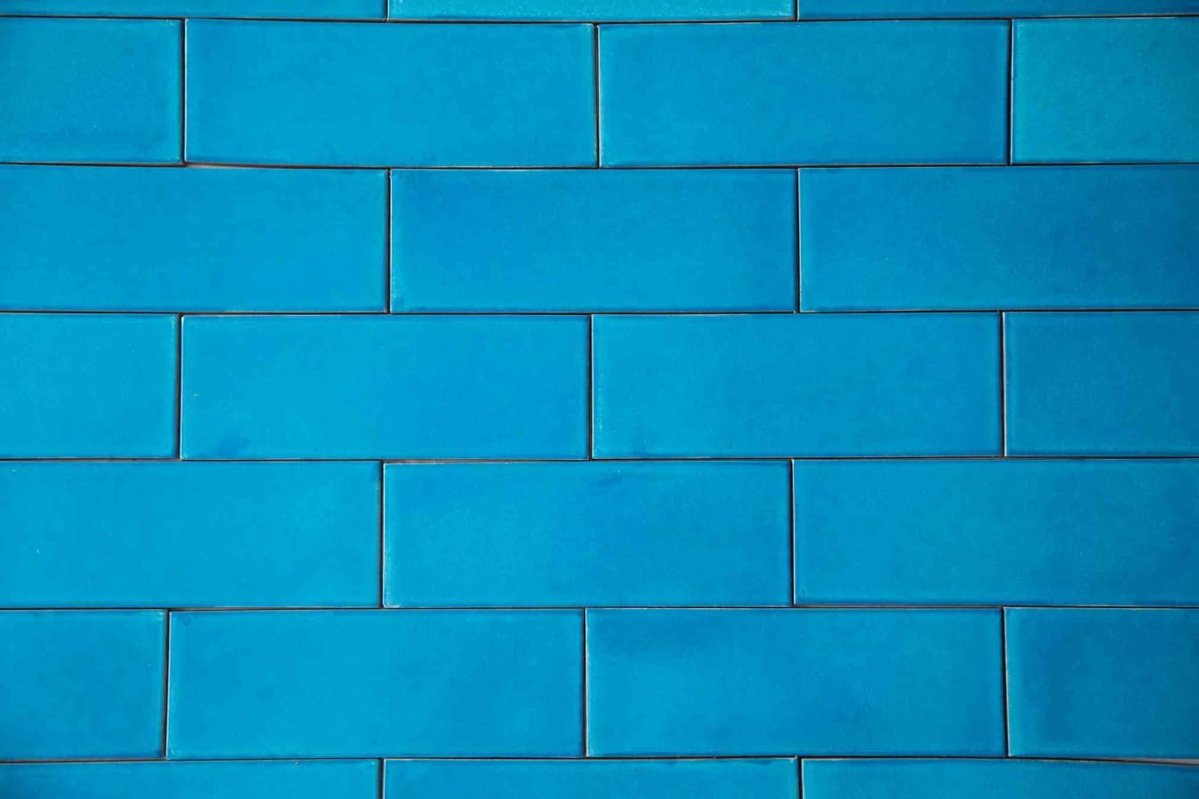 Cerames Azulejos de mosaico de color liso Turquesa Deslavado - mosaico de cerámica mexicana Talavera, México Azulejos para cocina, baño, ducha, pared posterior de la cocina Un paquete de 35 azulejos