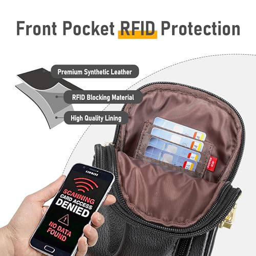 Image of INICAT Lightweight Small Crossbody Sling Bag for Women | Mini Travel Purse,Multi-pocket with Card Slots,Durable Vegan Leather,Everyday Carry