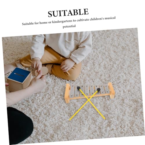Xylophone pour enfant YARNOW avec maillets instrument percussion - 3